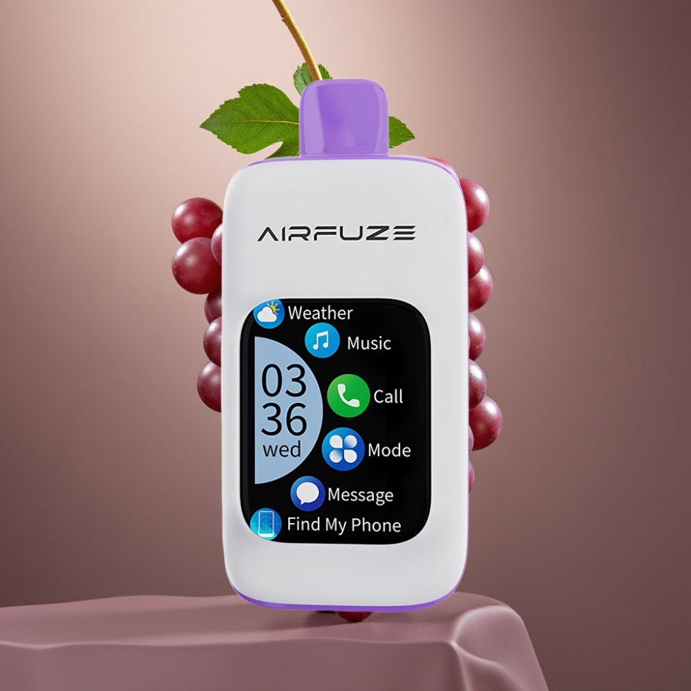 AirFuze Smart 30000 Puff Pod Ricarica USB-C 5 Nicotina Grappolo Esplosivo