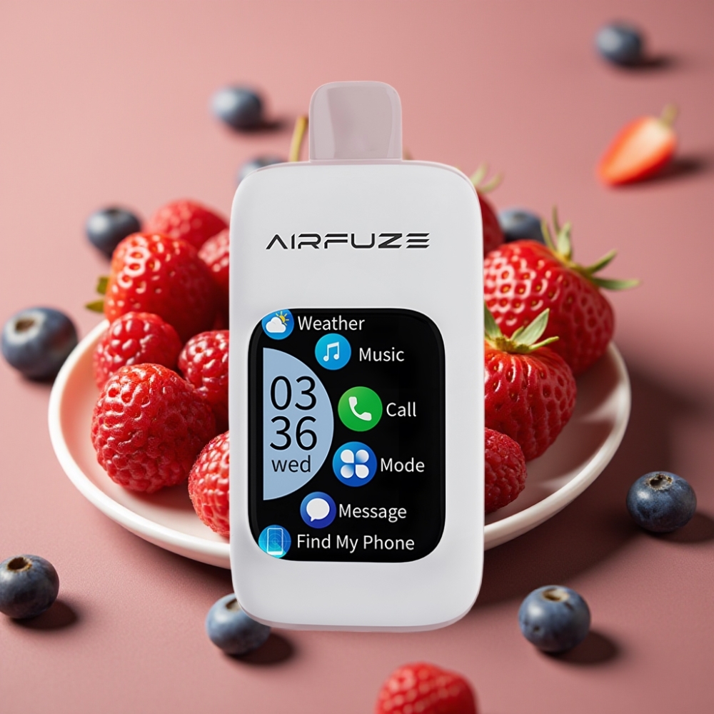 AirFuze Smart 30000 Puff Pod Ricarica USB-C 900mAh Scoppio di Bacche