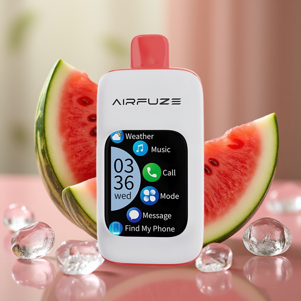 AirFuze Smart 30000 Puff Pod Ricarica USB-C Touch Screen Anguria Ghiacciata