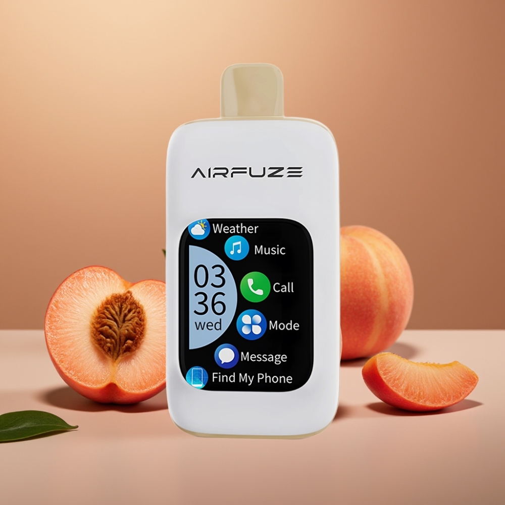 Airfuze Smart Pro 40000 Puff Ricaricabile 20ML Pesca Succosa con Schermo Touch e 3 Modalità