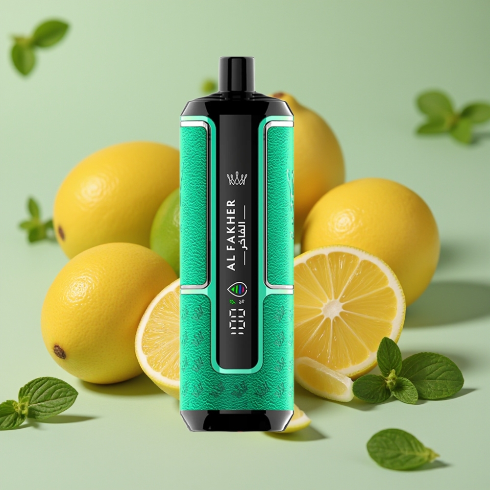 Al Fakher Crown Bar 15K Hypermax Disposable Limone Menta 22ml 15000 Puff DTL