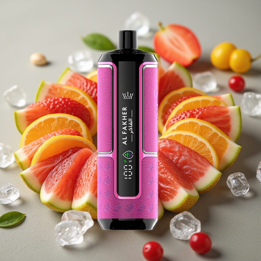Al Fakher Crown Bar 15K Hypermax Disposable Vape Kit Ghiaccio Luch 22ml 600mAh