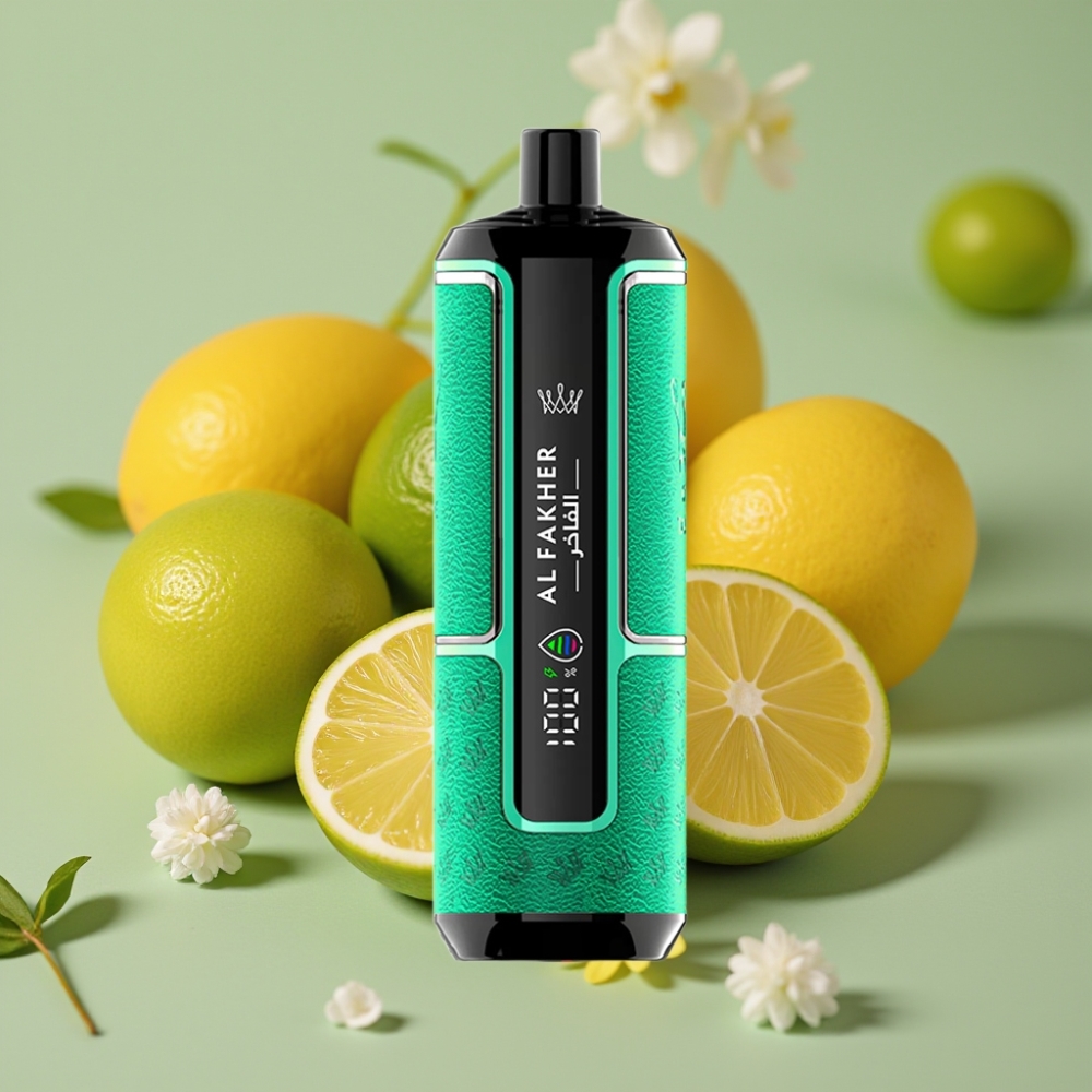 Al Fakher Crown Bar 15K Hypermax Disposable Vape Kit Limone Lime 22ml 600mAh