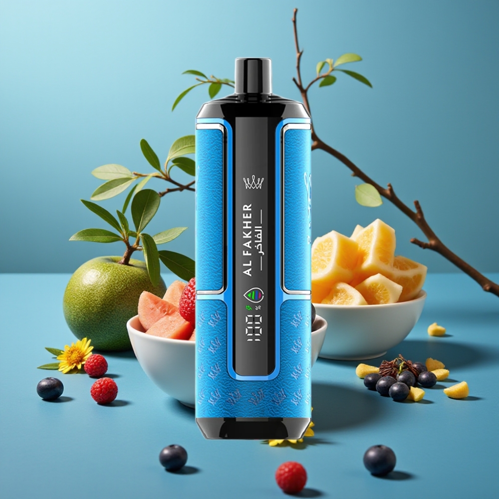 Al Fakher Crown Bar 15K Hypermax Disposable Vape Kit Oceano Blu 22ml 600mAh