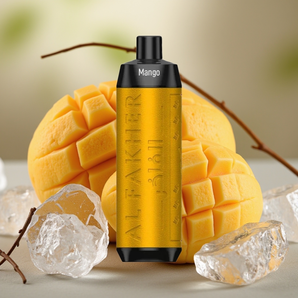 Al Fakher Crown Bar 8000 Crystal Ricaricabile USB-C Mango Ghiaccio 18ml 5mg