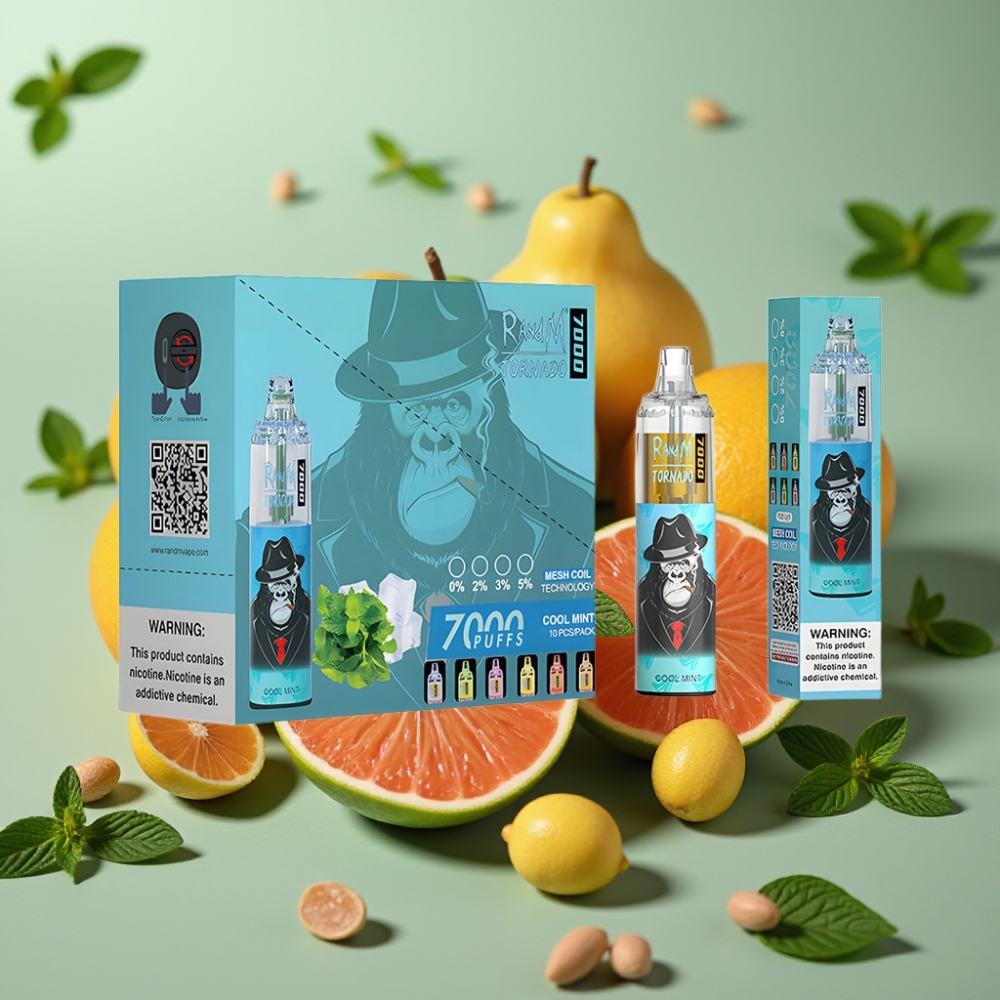 Fumot Tornada 7000 Puff Disposable Vape Menta Fresca 14ML Mesh Type-C