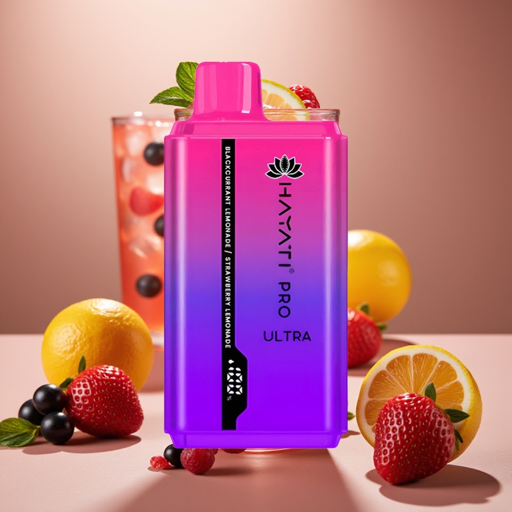 Hayati Pro Ultra 15000 Puff 24ml 2 Nicotina Ribes Limonata Fragola Limonata