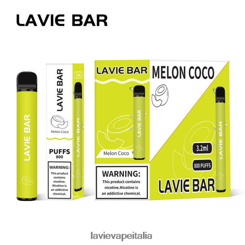 LAVIE BAR 800 soffi cocco al melone R60DF6315 - Lavie Vape Reddit