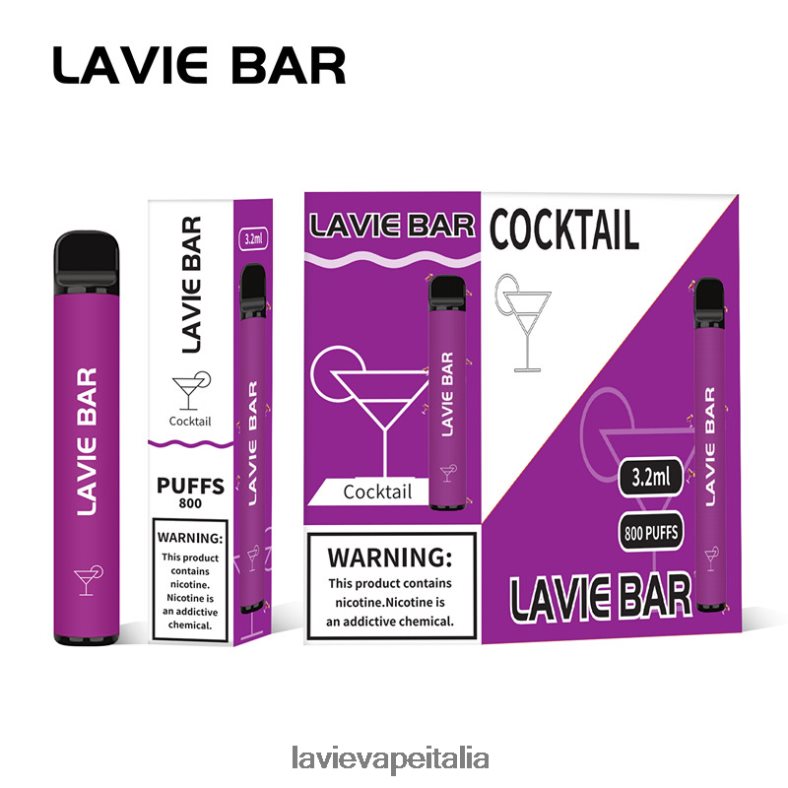 LAVIE BAR 800 soffi cocktail R60DF6312 - Lavie Vape Review