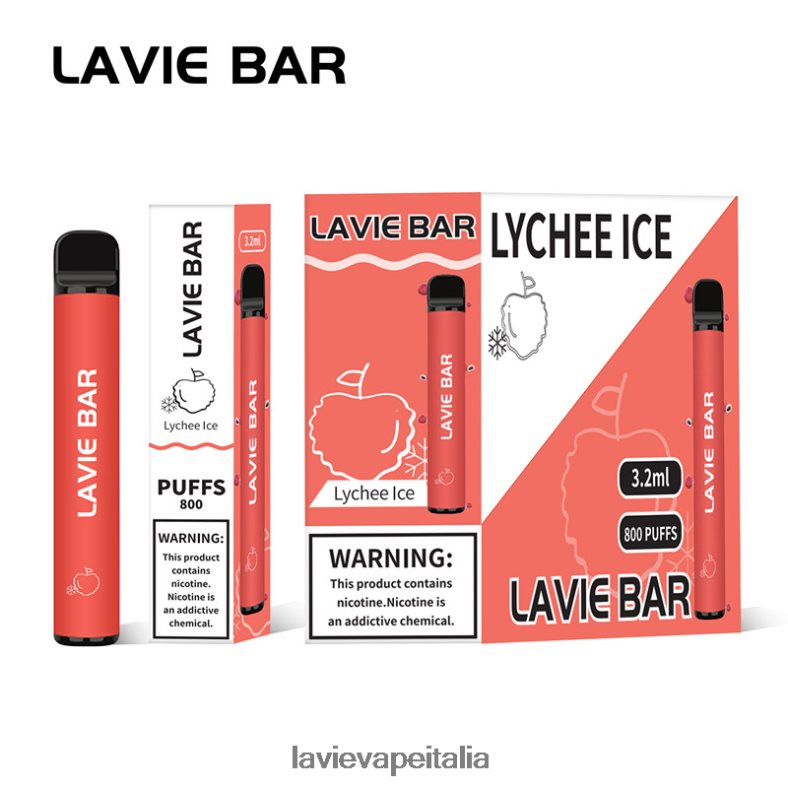 LAVIE BAR 800 soffi ghiaccio al litchi R60DF6313 - Lavie Vape Italia