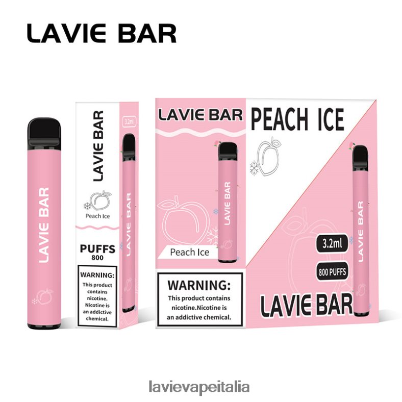 LAVIE BAR 800 soffi ghiaccio alla pesca R60DF6314 - Lavie Puffs