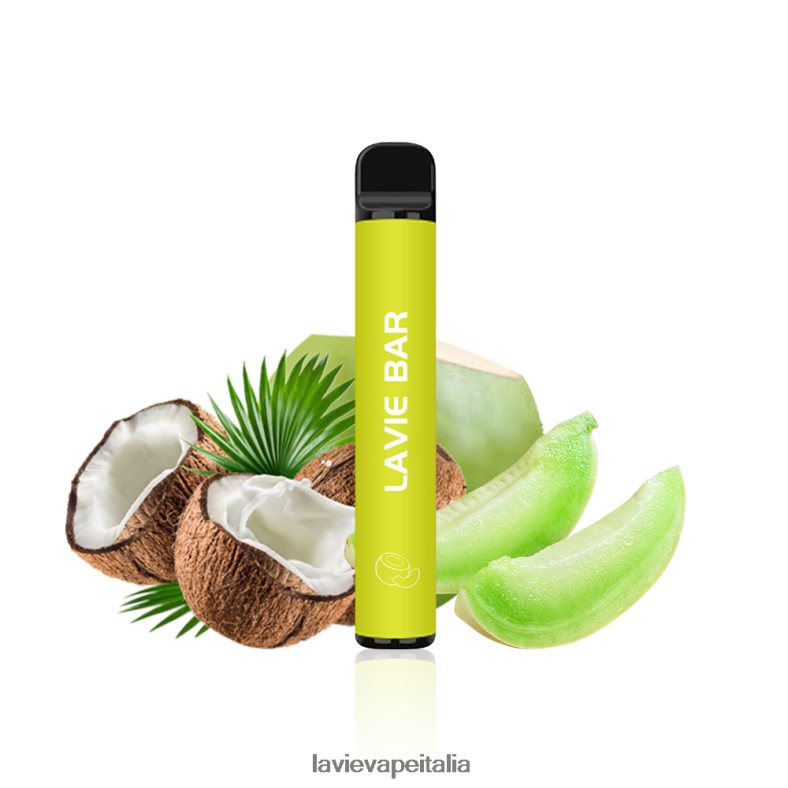 LAVIE BAR Versione 800 boccate al 2 cocco al melone R60DF6324 - Lavie Vape Review