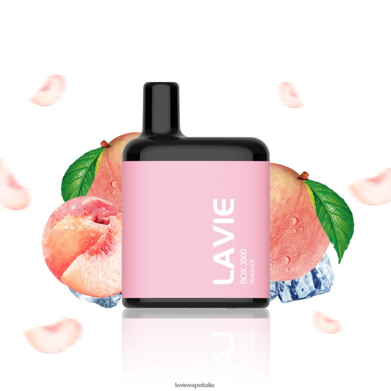 LAVIE BOX 3500 sbuffi ghiaccio alla pesca R60DF6209 - Lavie Vape Price