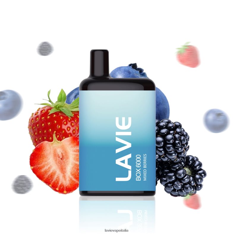 LAVIE BOX 6000 sbuffi frutti di bosco misti R60DF6203 - Lavie Vape Price