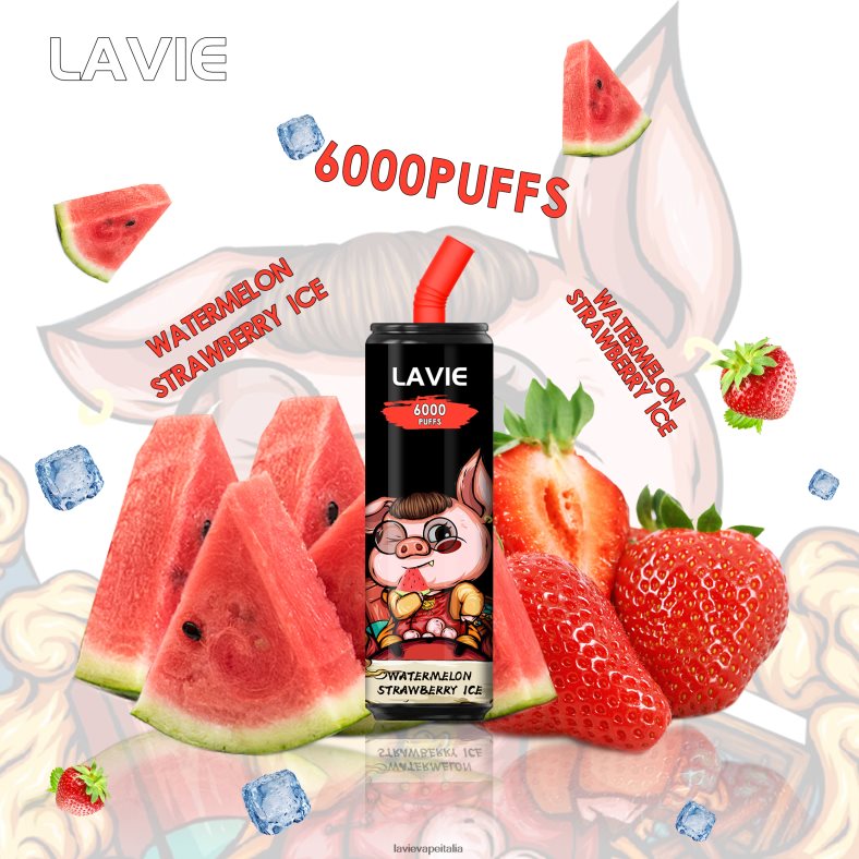 LAVIE Coke BAR 6000 sbuffi ghiaccio alla fragola e anguria R60DF6267 - Lavie Vape Reddit
