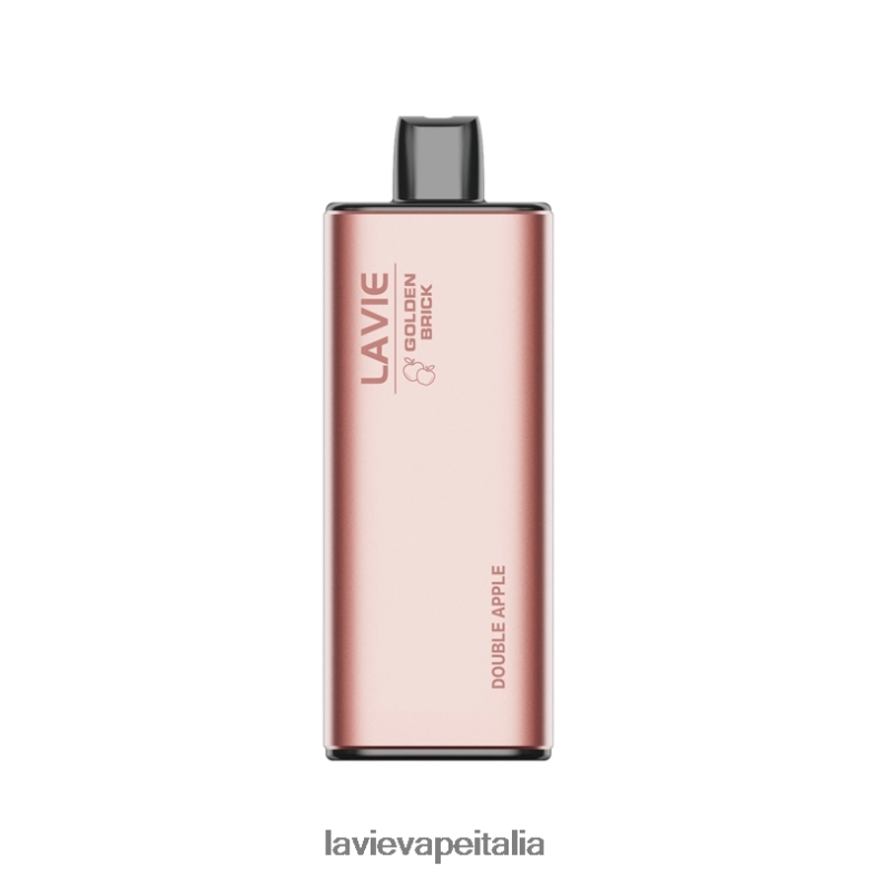 LAVIE GOLDEN BRICK 10000 sbuffi doppia mela R60DF658 - Lavie Vape Prezzo