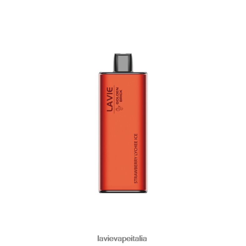 LAVIE GOLDEN BRICK 10000 sbuffi ghiaccio al litchi alla fragola R60DF667 - Lavie Vape Italia