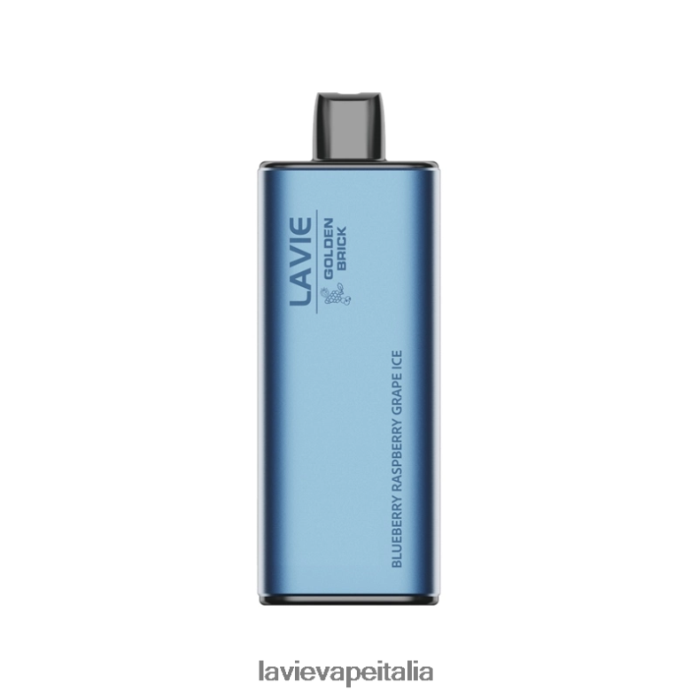 LAVIE GOLDEN BRICK 10000 sbuffi ghiaccio duva al mirtillo e lampone R60DF656 - Lavie Puffs