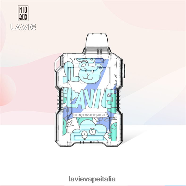 LAVIE NIO BOX 9000 sbuffi fagiolini latte di cocco R60DF6188 - Lavie Puffs