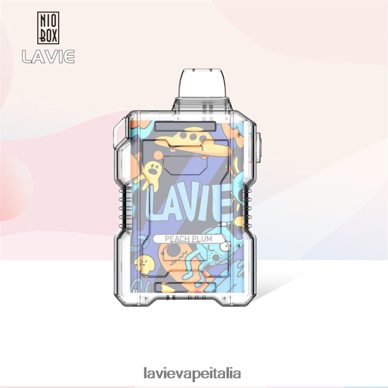 LAVIE NIO BOX 9000 sbuffi prugna pesca R60DF6198 - Lavie Vape Review