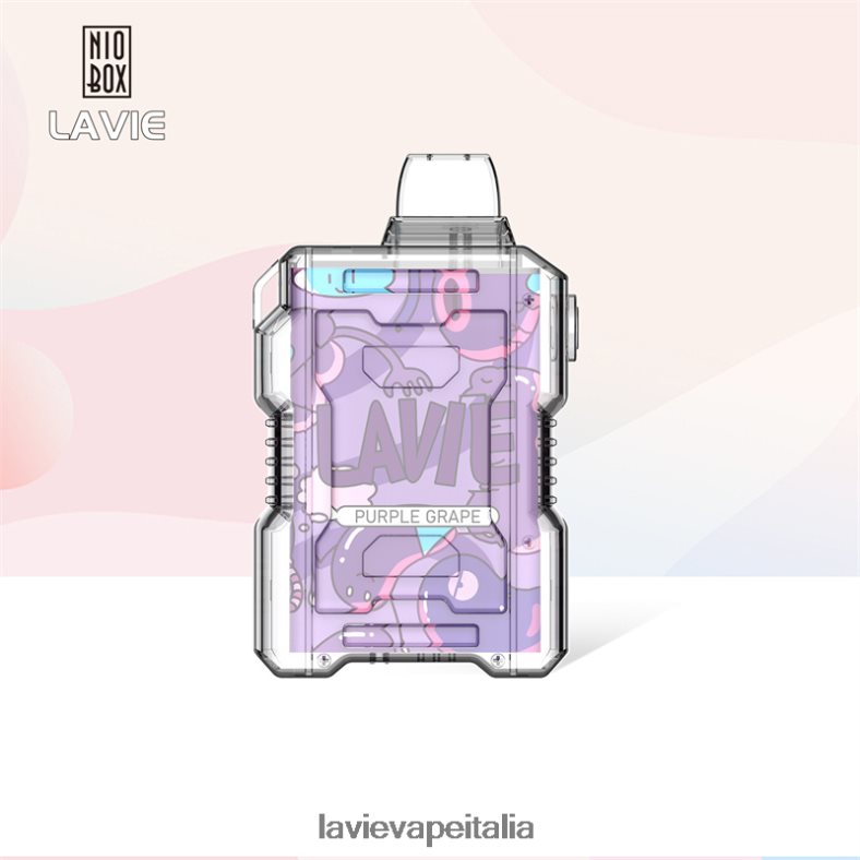 LAVIE NIO BOX 9000 sbuffi uva viola R60DF6192 - Lavie Vape Review