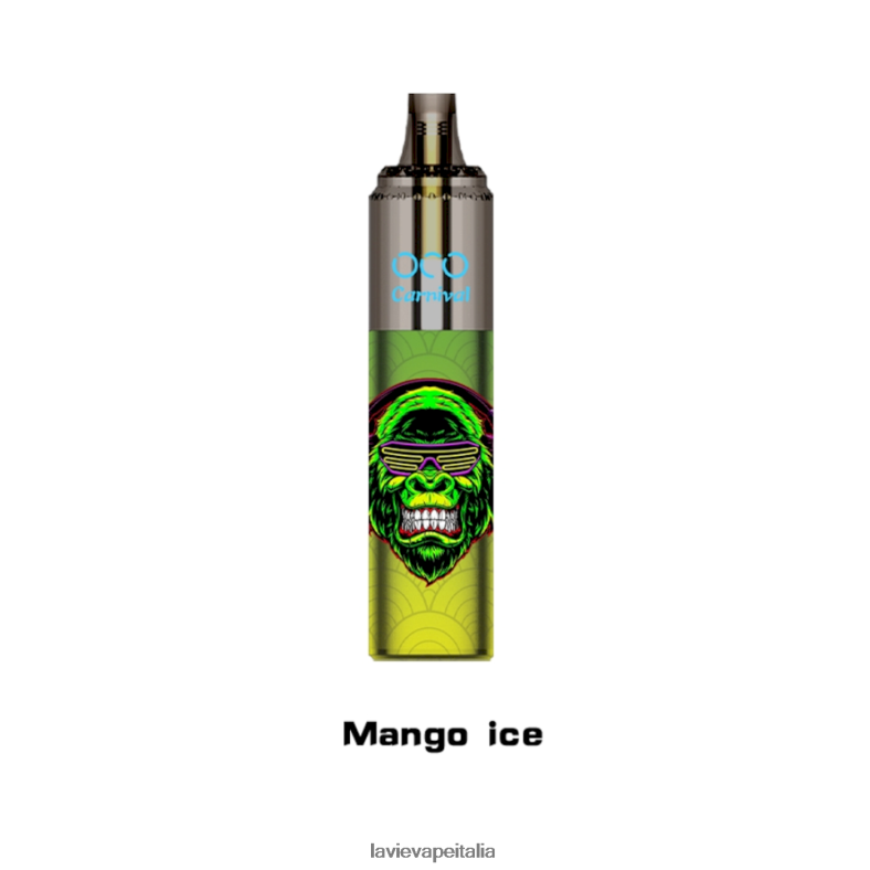 LAVIE OCO carnevale 10000 boccate ghiaccio al mango R60DF6353 - Lavie Vape Price