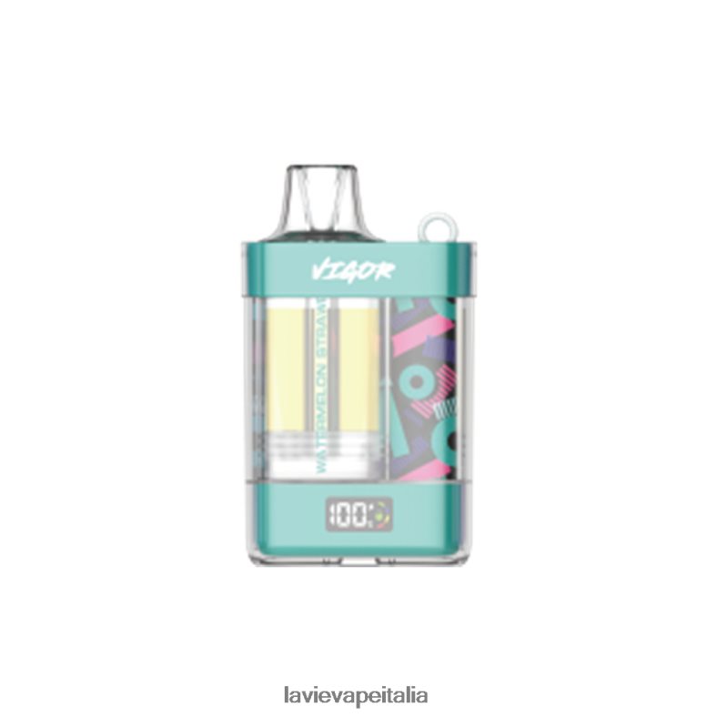 LAVIE VIGOR 15000 sbuffi fragola e anguria R60DF612 - Lavie Vape Review