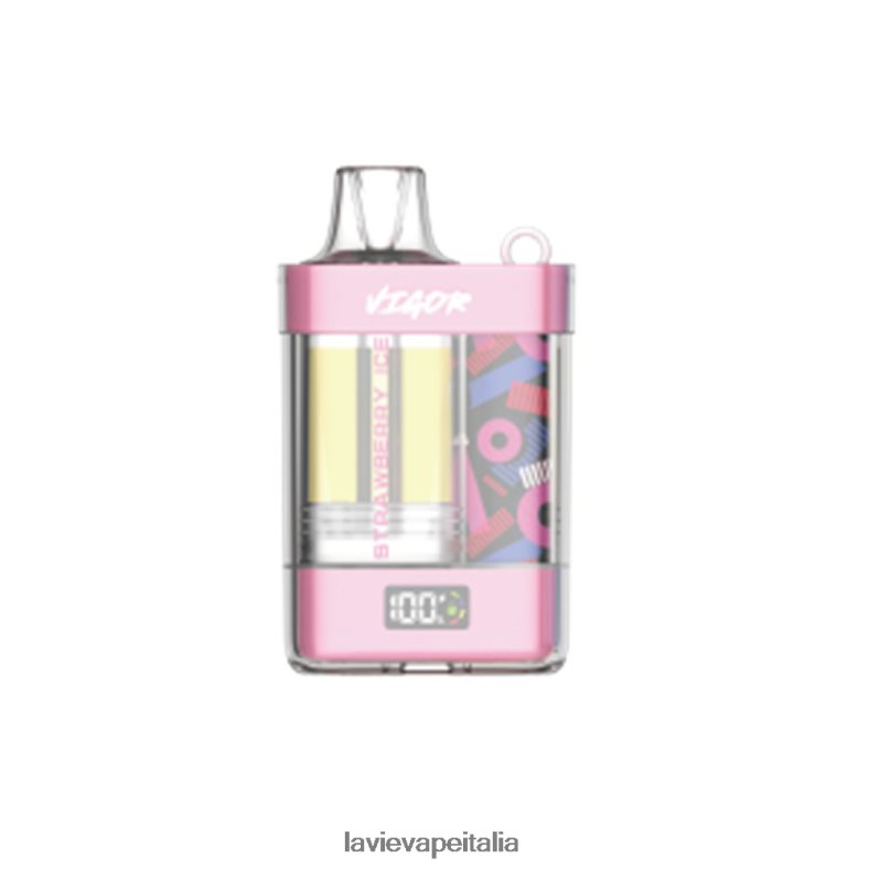 LAVIE VIGOR 15000 sbuffi ghiaccio alla fragola R60DF61 - Lavie Vape Italia