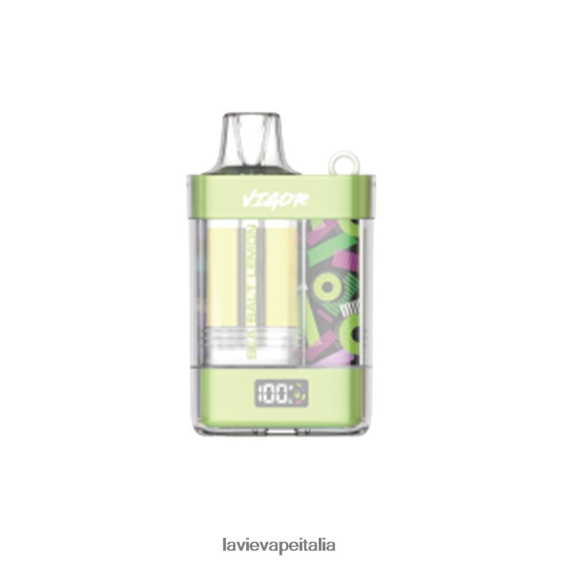 LAVIE VIGOR 15000 sbuffi limone sale marino R60DF67 - Lavie Vape Italia