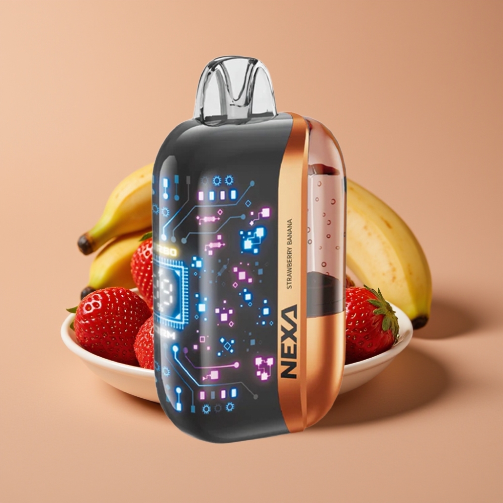 NEXA Ultra 50000 Puff Sigaretta Elettronica Monouso Fragola Banana 20ml 5