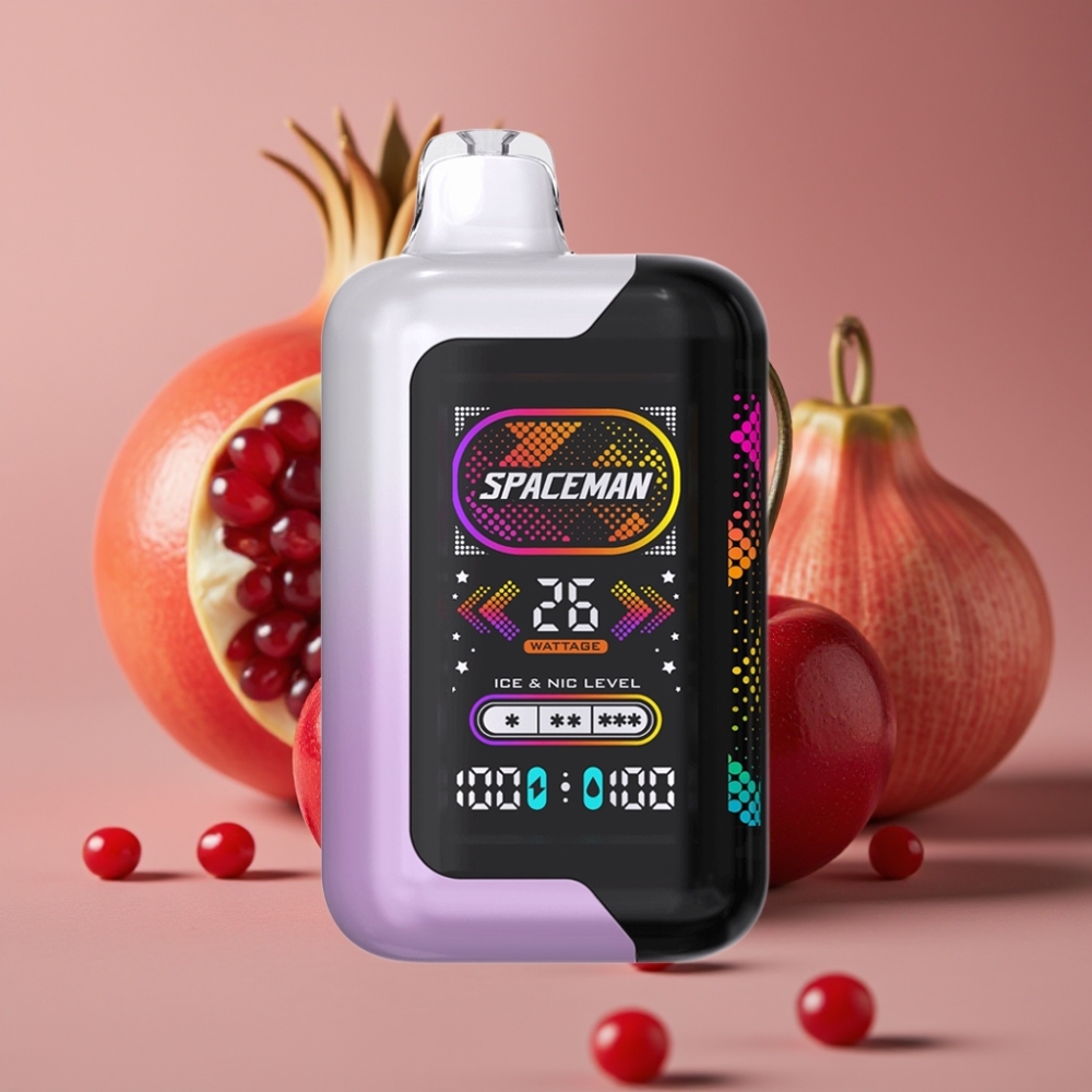 SMOK Spaceman SP40000 Zero Nic 20ml 40000 puff ricaricabile schermo LED 228 ciliegia melograno