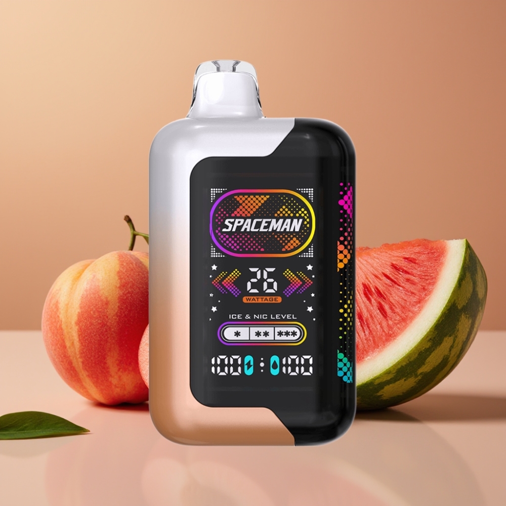 SMOK Spaceman SP40000 Zero Nic Senza Nicotina Ricaricabile 20ml 40000 Tiri Schermo LED 228