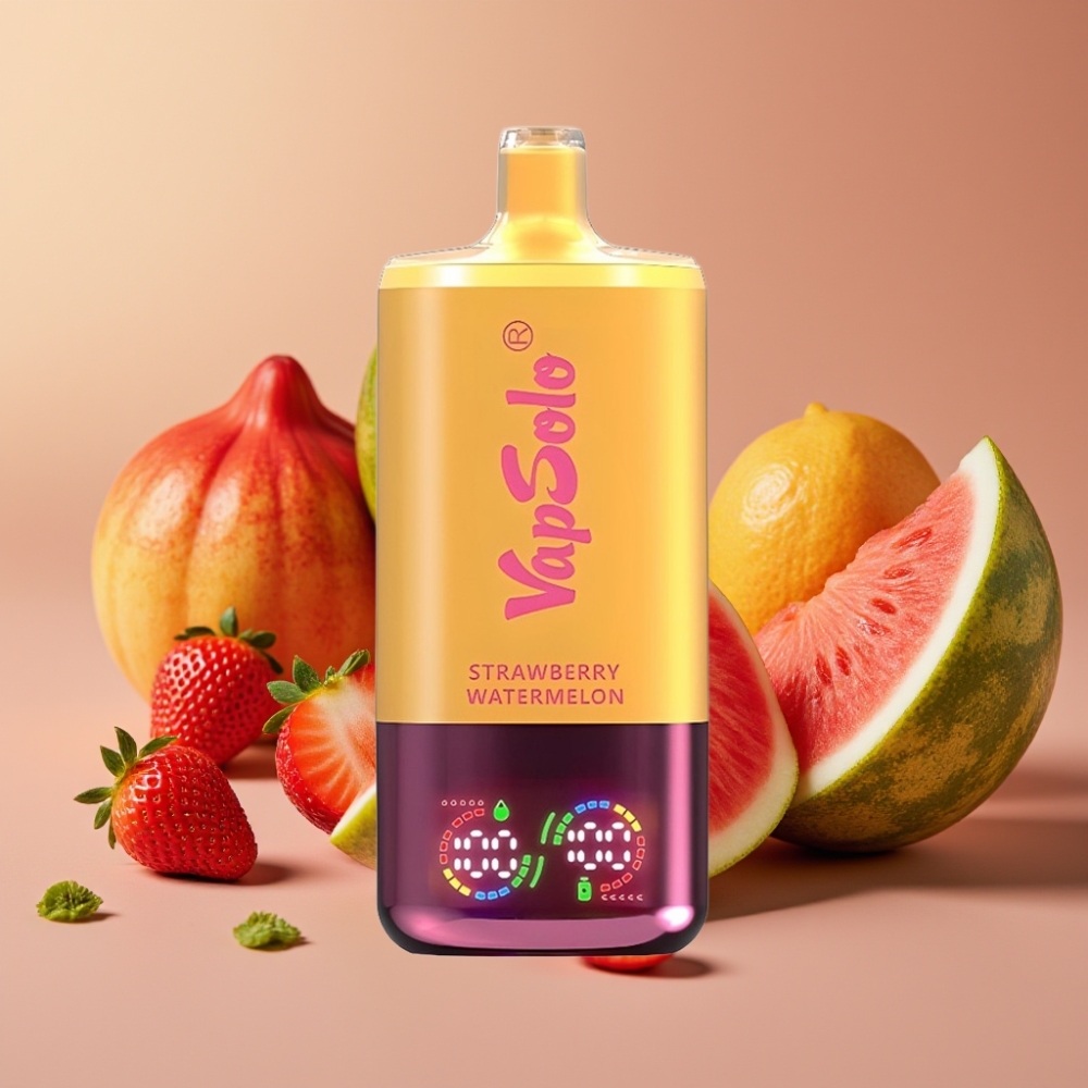 VapSolo Triple 30000 Puff Fragola Anguria  Limone Pesca Dispositivo Monouso