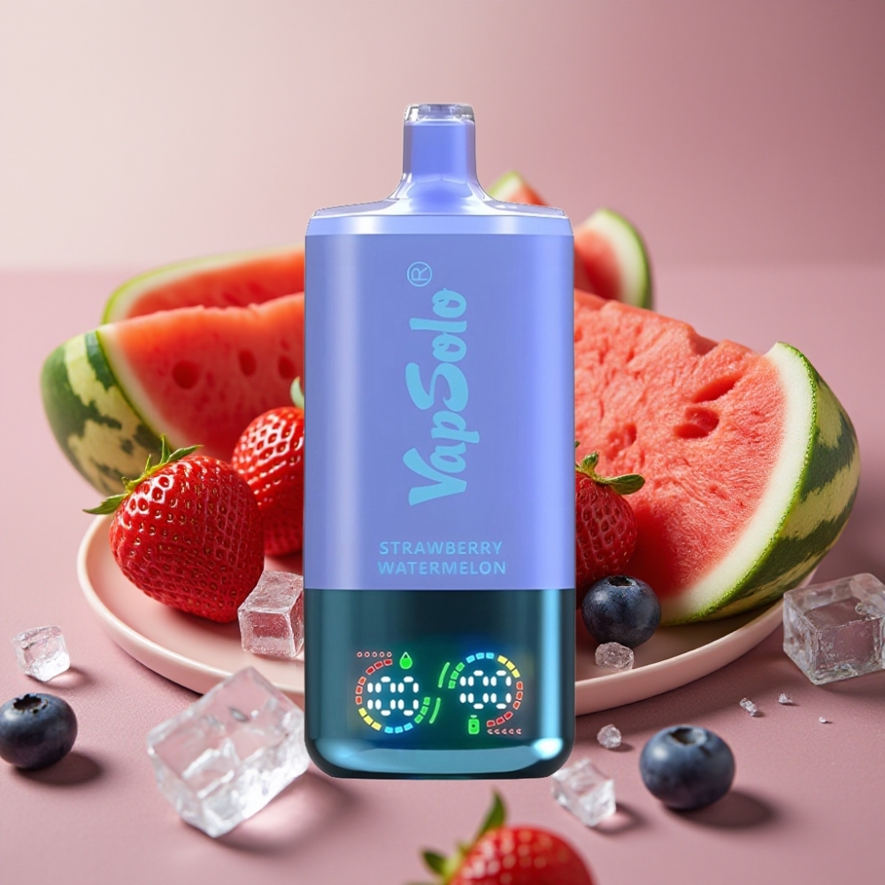 VapSolo Triple 30000 Puff Fragola Anguria  Mirtillo Ghiaccio 40ml Type-C