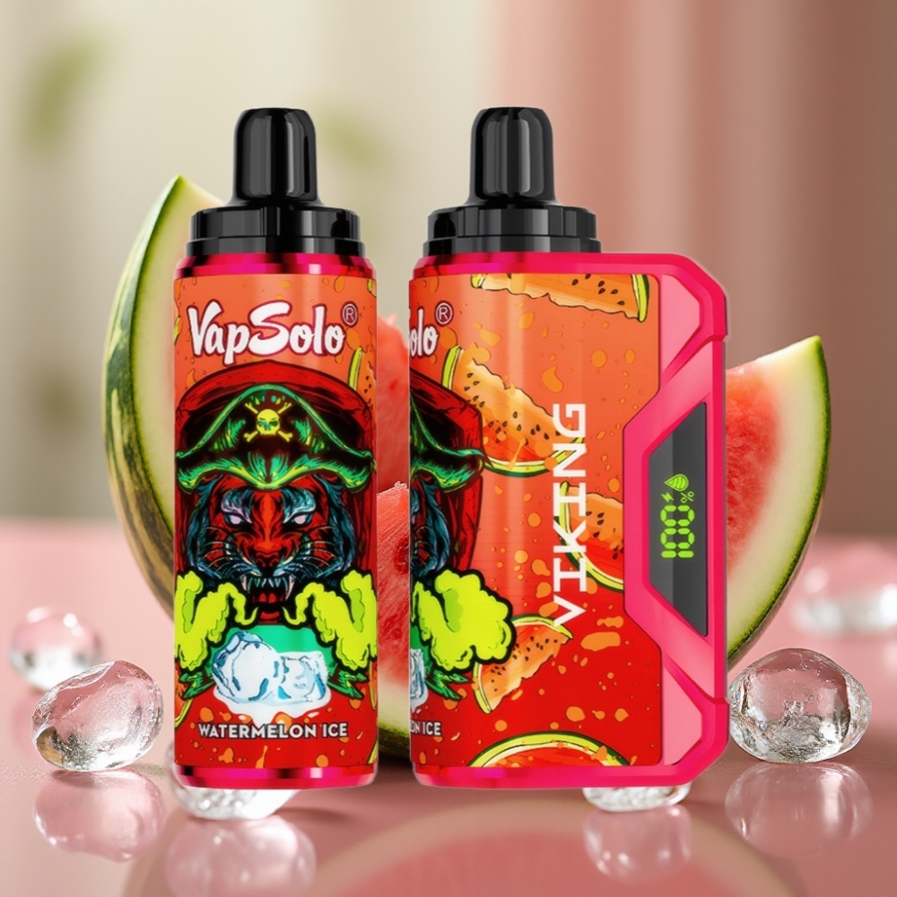 VapSolo VIKING 12000 Puff Disposable Vape Anguria Ghiacciata 22ml 50mg Type-C