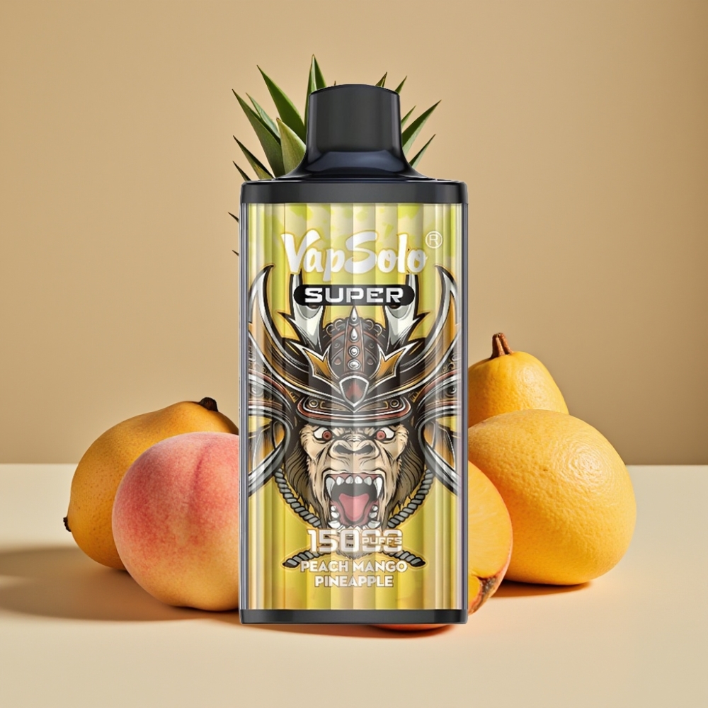 Vapsolo Super 15000 Puff Disposable Pesca Mango Ananas 40ml 850mAh Type-C
