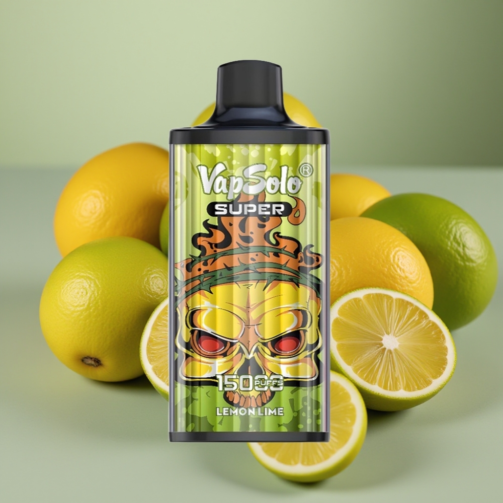 Vapsolo Super 15000 Puff Dispositivo Monouso Lima Limone 40ml 850mAh Mesh