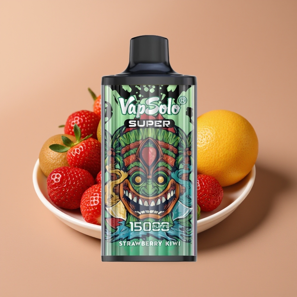 Vapsolo Super 15000 Puff Fragola Kiwi Disposable Vape 40ml 850mah Type-C