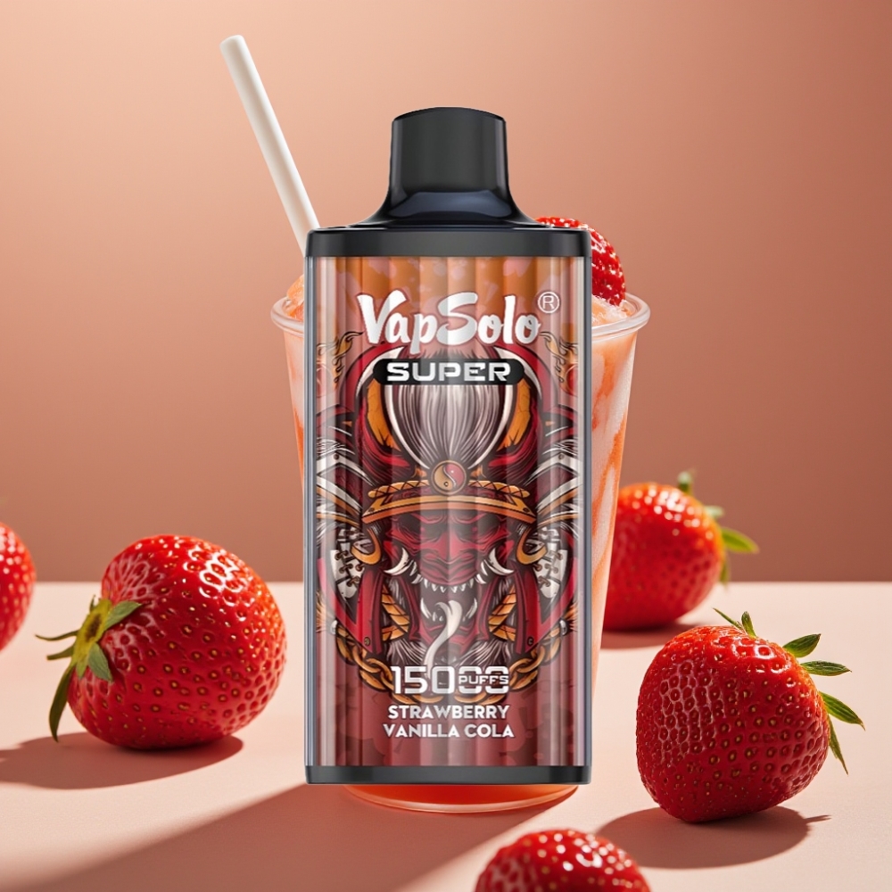 Vapsolo Super 15000 Puff Fragola Vaniglia Cola 40ml 850mAh Type-C distributor Italy