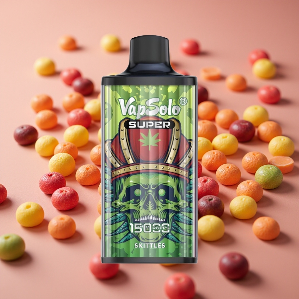 Vapsolo Super 15000 Puff Skittles Arcobaleno 40ml Tipo-C 850mah Mesh