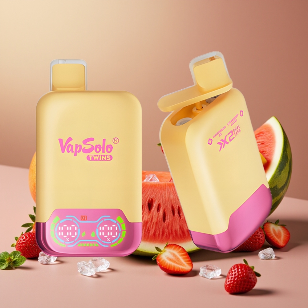 Vapsolo Twins 20000 Puff Anguria Ghiaccio  Fragola Mango Disposable Vape