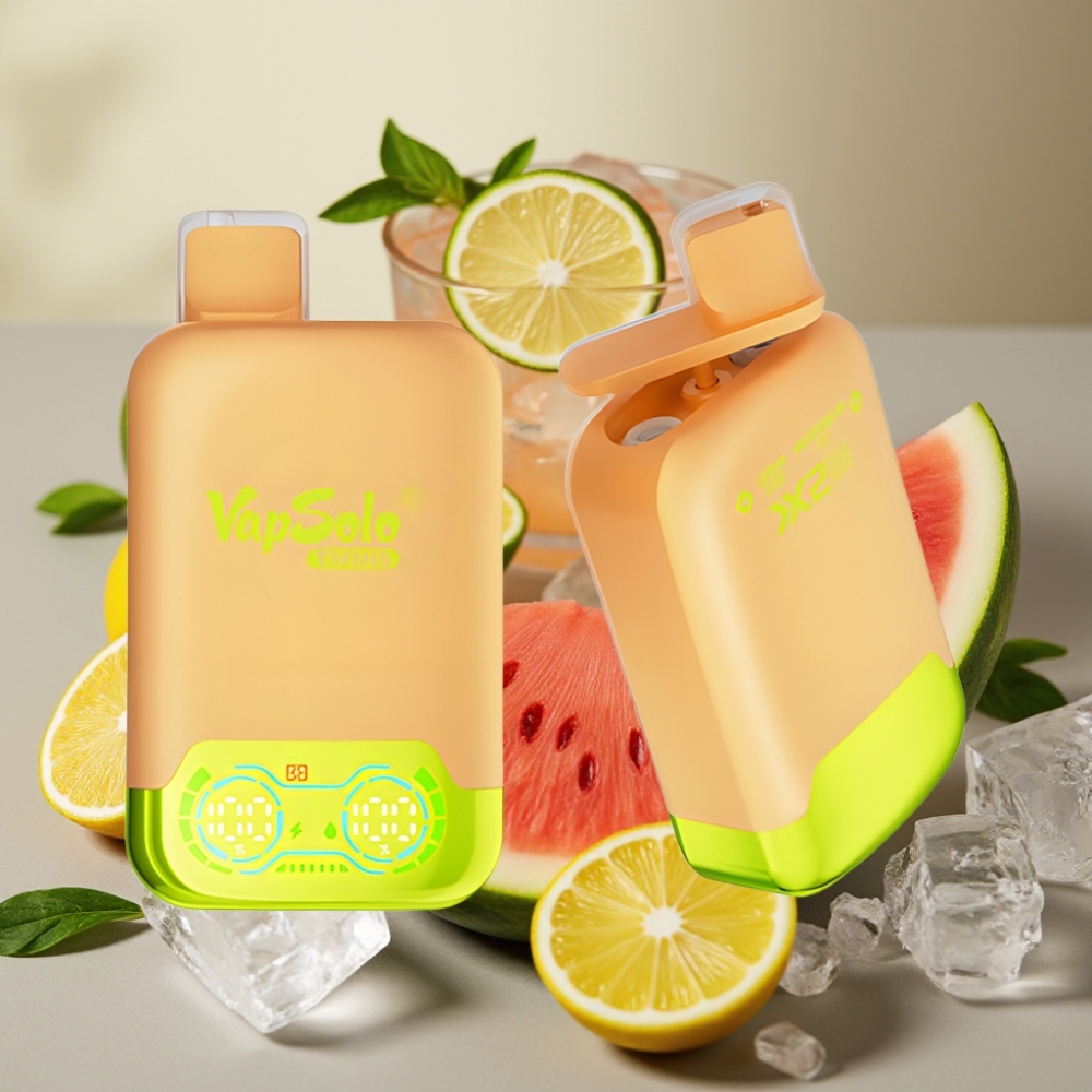 Vapsolo Twins 20000 Puff Disposable Limone Lime  Anguria Ghiacciata 40ml Type-C