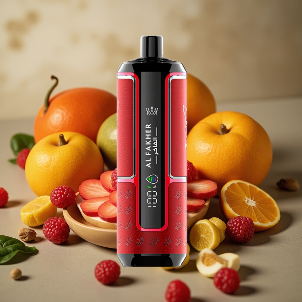 Al Fakher Crown Bar 15K Hypermax Ricaricabile Portatile con 22ml e-Liquido