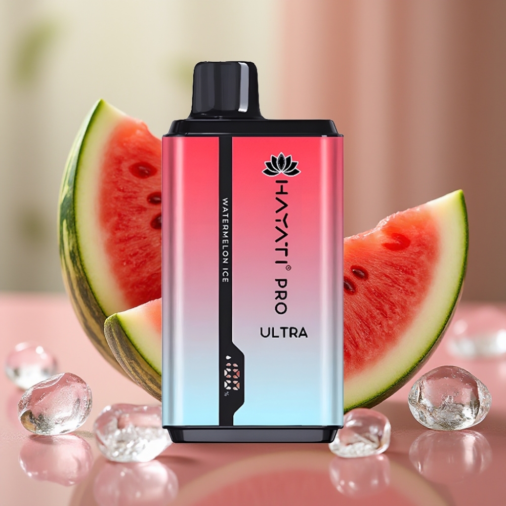 Hayati Pro Ultra 15000 Puff Sigaretta Elettronica Monouso Anguria Ghiacciata 2×12ml 2%