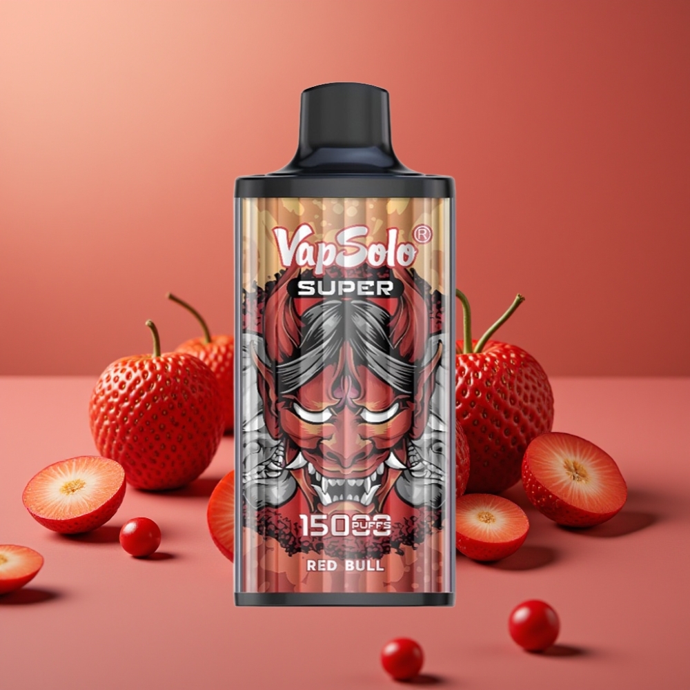 Vapsolo Super 15000 Puffs Red Bull Toro Rosso 40ml 850mah Tipo-C distributor Italy