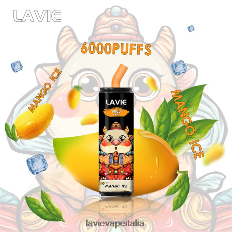 LAVIE Coke BAR 6000 sbuffi ghiaccio al mango R60DF6270 - Lavie Vape Review