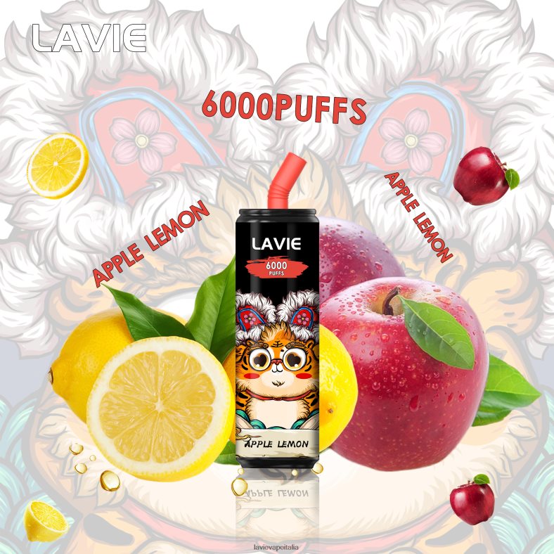 LAVIE Coke BAR 6000 sbuffi mela limone R60DF6275 - Lavie Vape Price